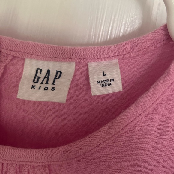 Pink Ruffled Kids Dress - Picture 2 of 2